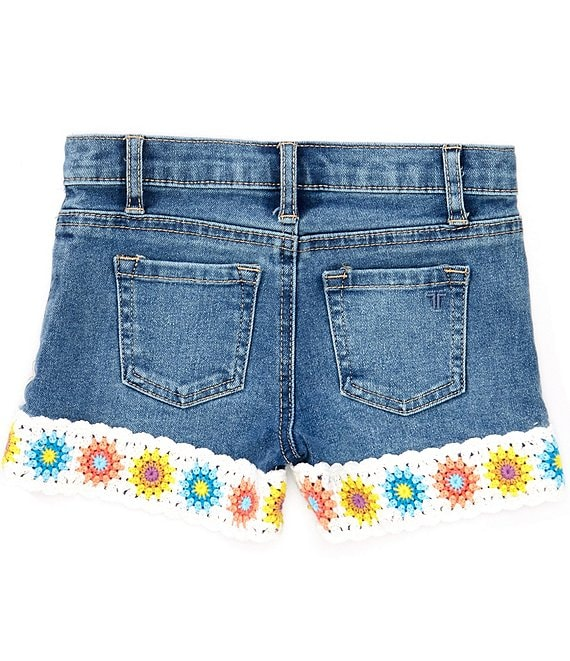 Medium Jean Short with Crochet Hem