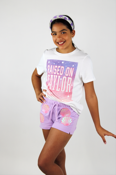 'Raised on taylor' graphic t-shirt