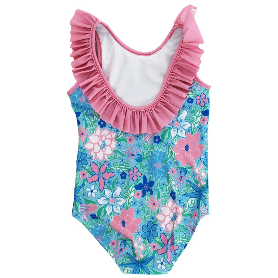 Floral Spandex Swimsuit