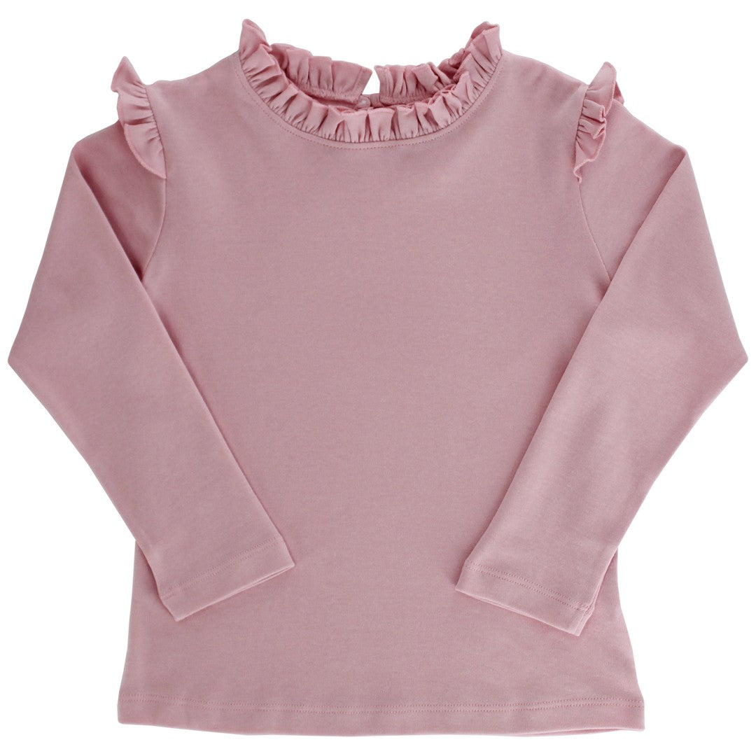 Ruffle Light Pink Tee