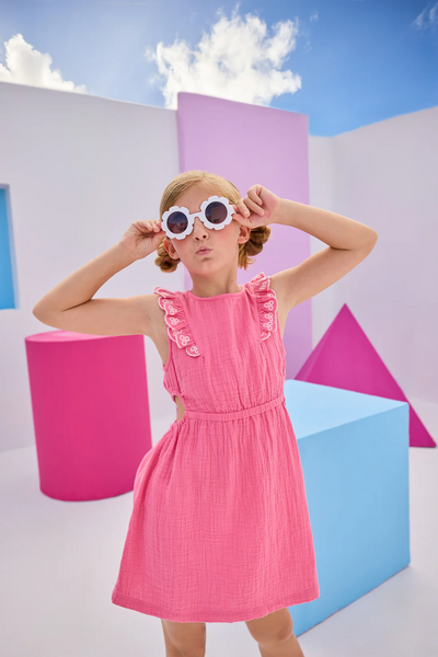 Cutout Dress - Hot Pink