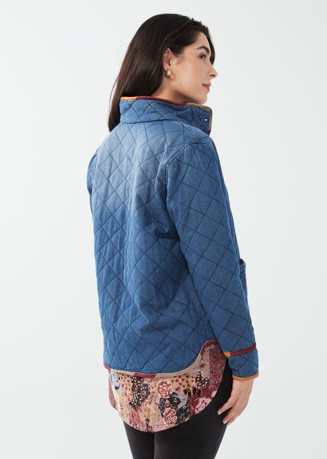 Quilted Chambray Jacket