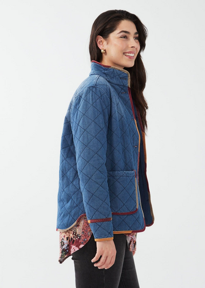 Quilted Chambray Jacket