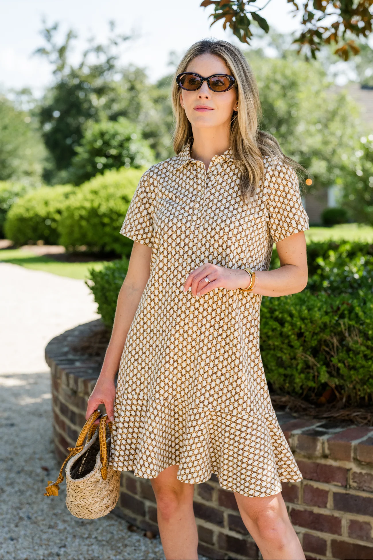 Elise Dress in Willow Weave