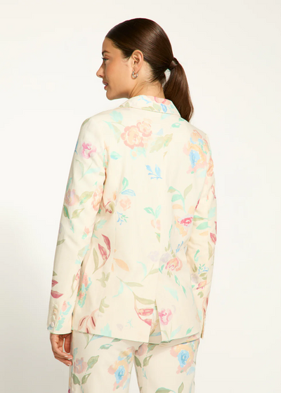 Textured Printed Blazer, Libby Print