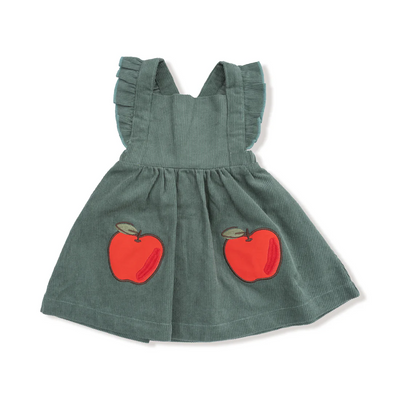 Dark Ivy  Pinafore Dress and Bloomer