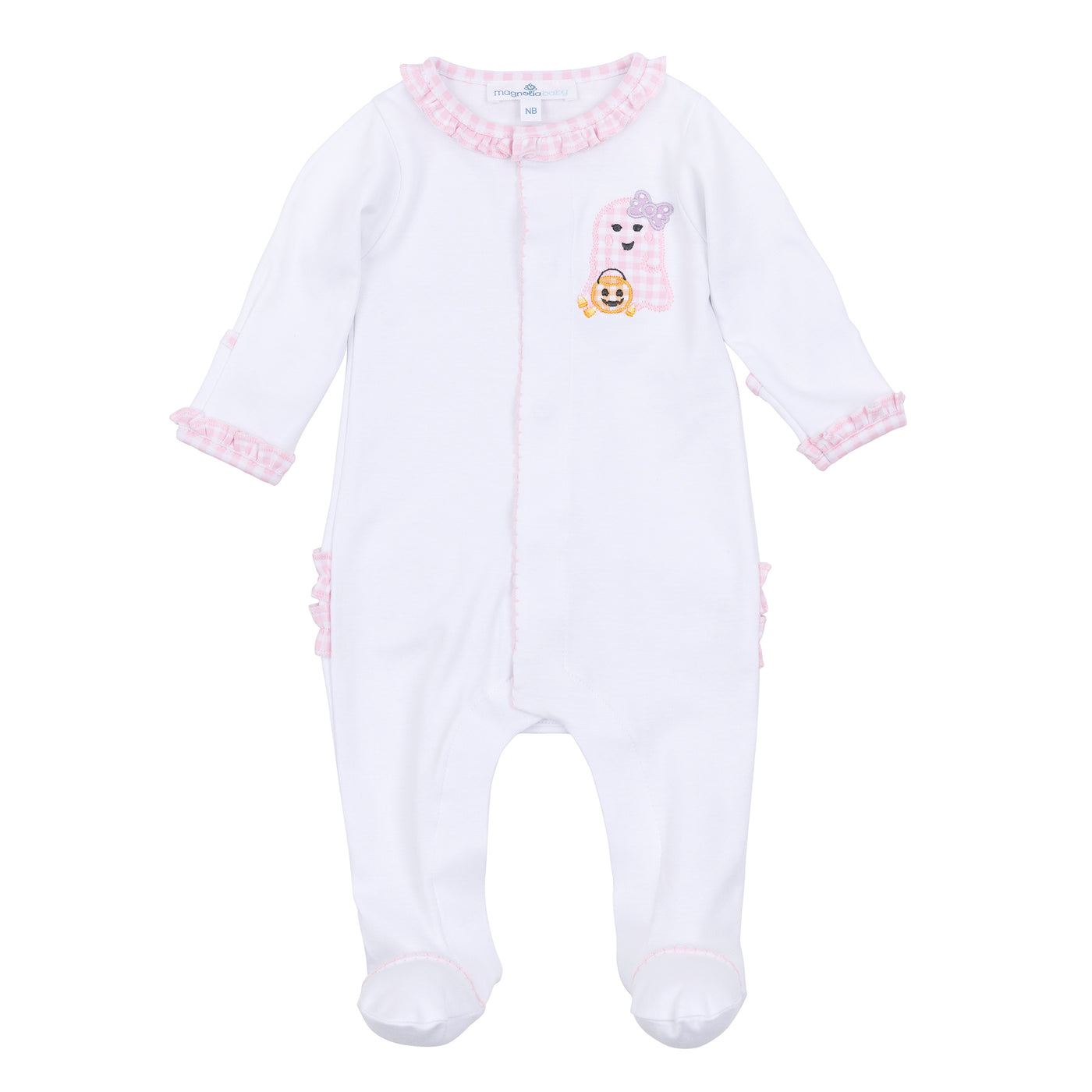 Boo Crew - Snap Footie - Pink