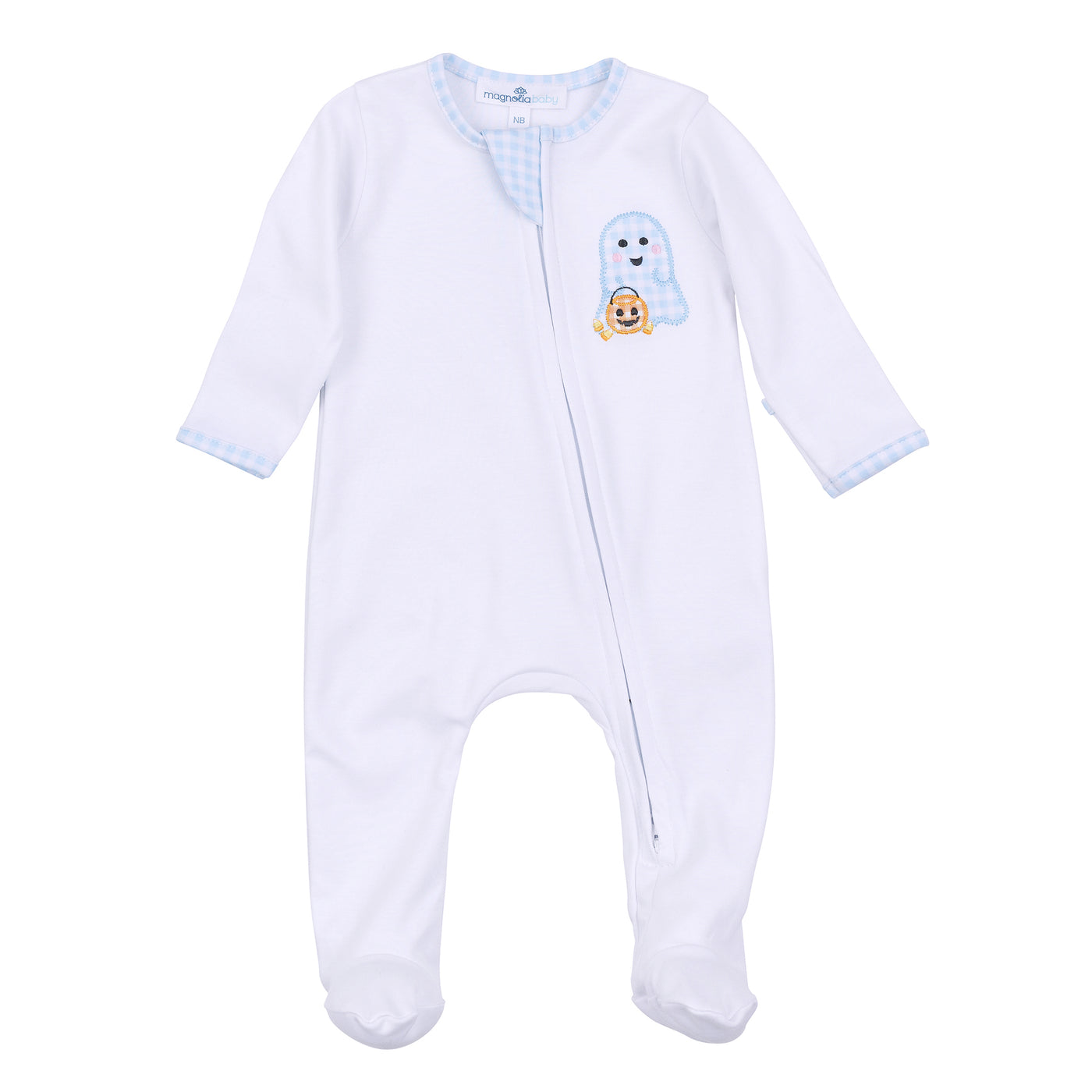 Boo Crew - Zip Footie - Blue