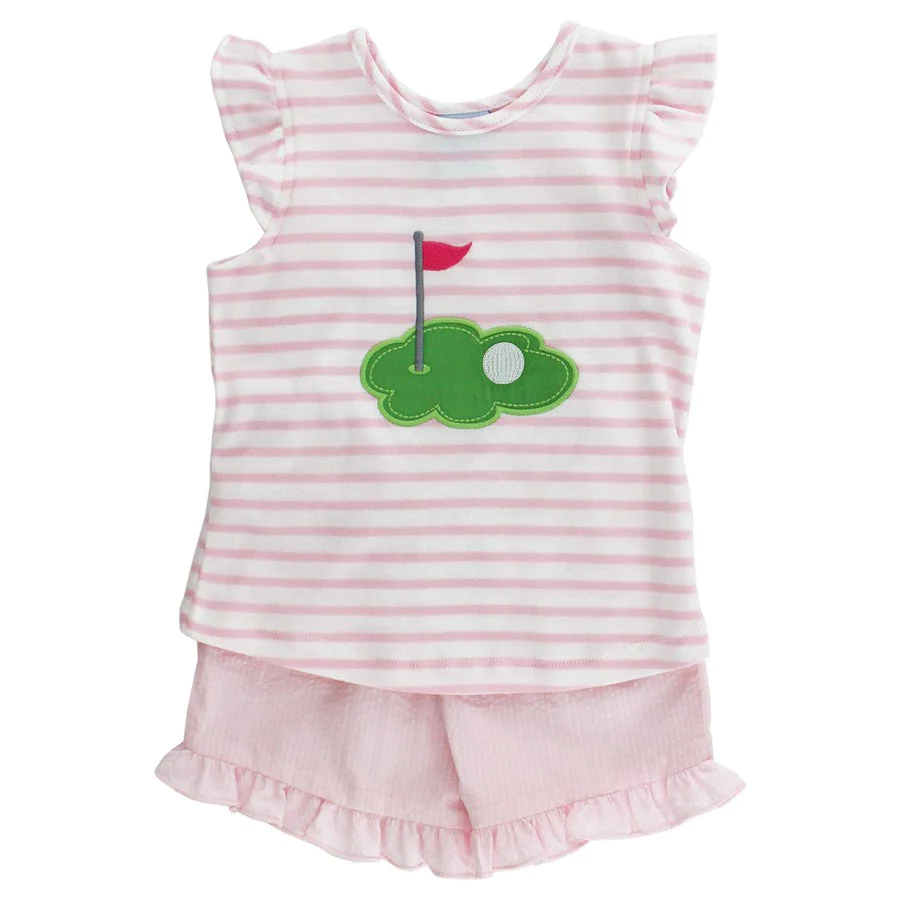 Hole in One Girl Short Set