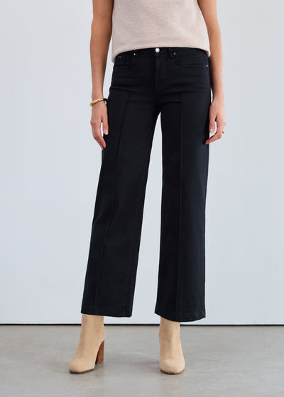 Olivia Wide Leg Jean - Black