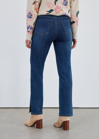 Pull on Straight Ankle with Stud Details