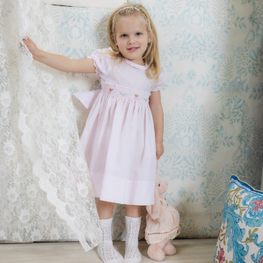 Easter Bunny Smocked Dress