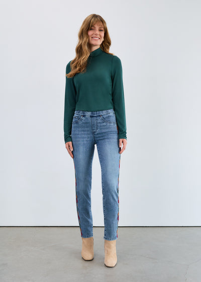 Mock Neck Top - Spruce