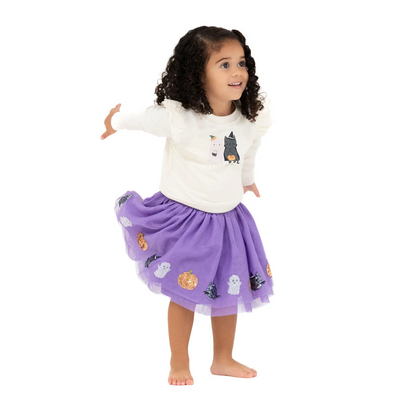 Tutu Skirt - Purple Halloween