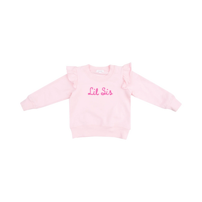 Ruffle Sweatshirt - Sibling Lil Sis