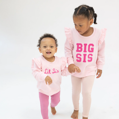 Ruffle Sweatshirt - Sibling Lil Sis