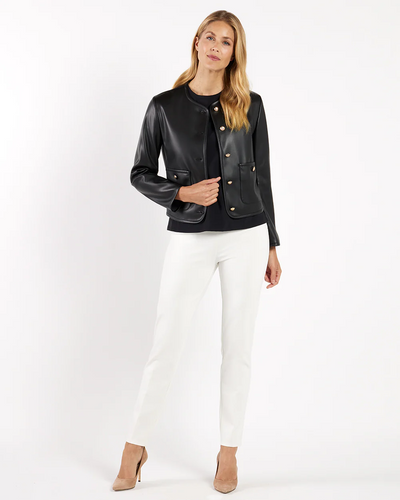 Hope Jacket Faux Leather - Black