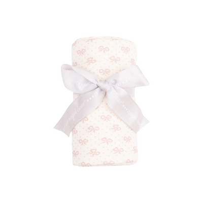 Swaddle Blanket - Vintage Mini Bows