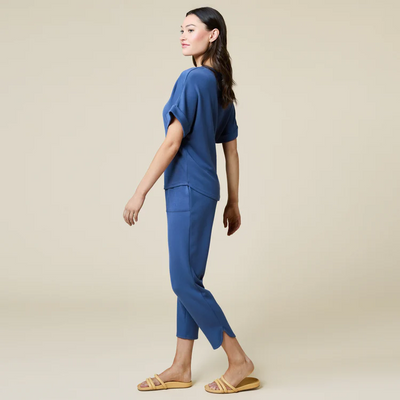 PureDream V-Neck Lounge Set - Indigo
