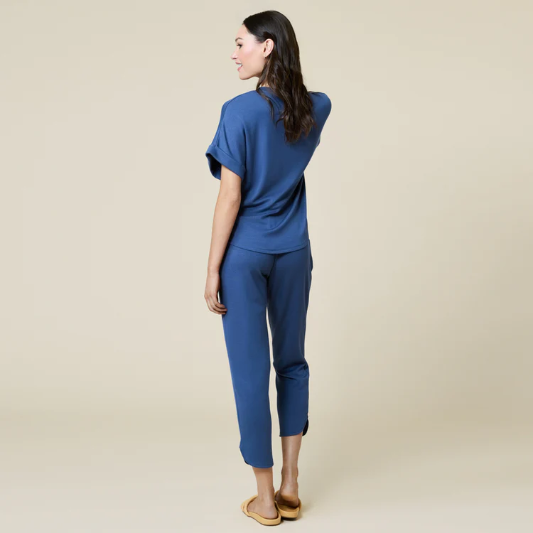 PureDream V-Neck Lounge Set - Indigo