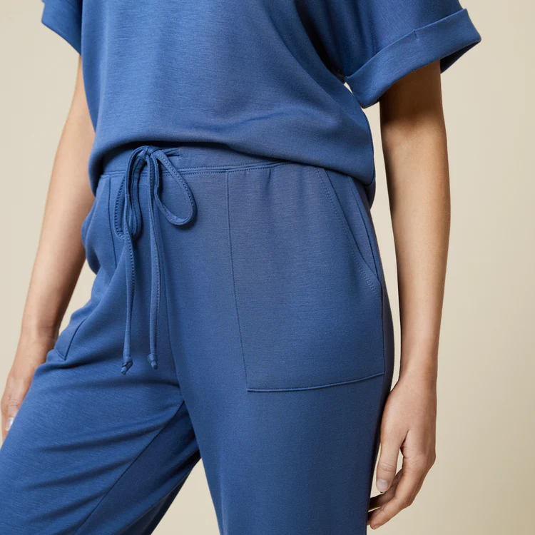 PureDream V-Neck Lounge Set - Indigo