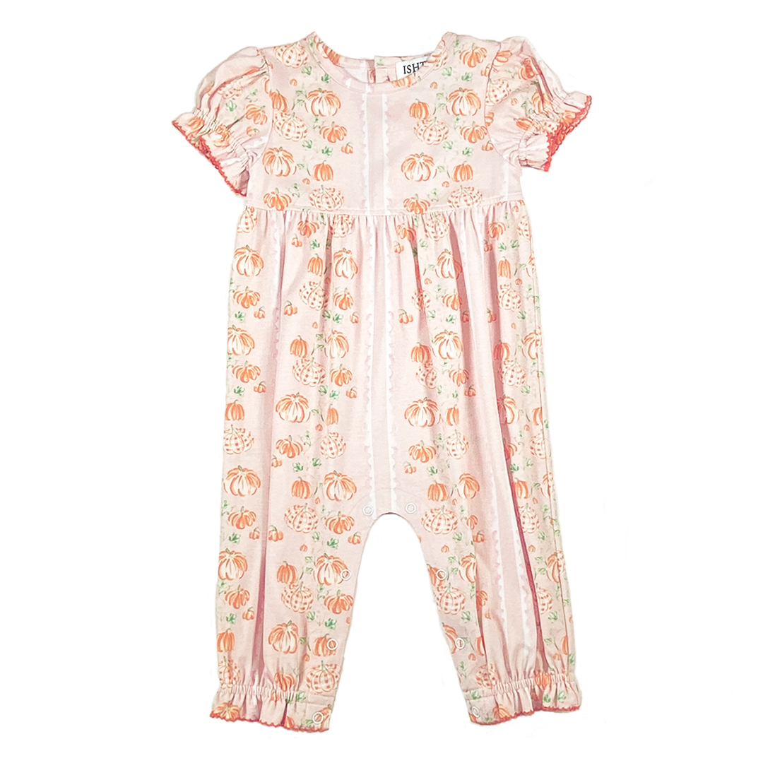 PUMPKIN GIRL'S ROMPER