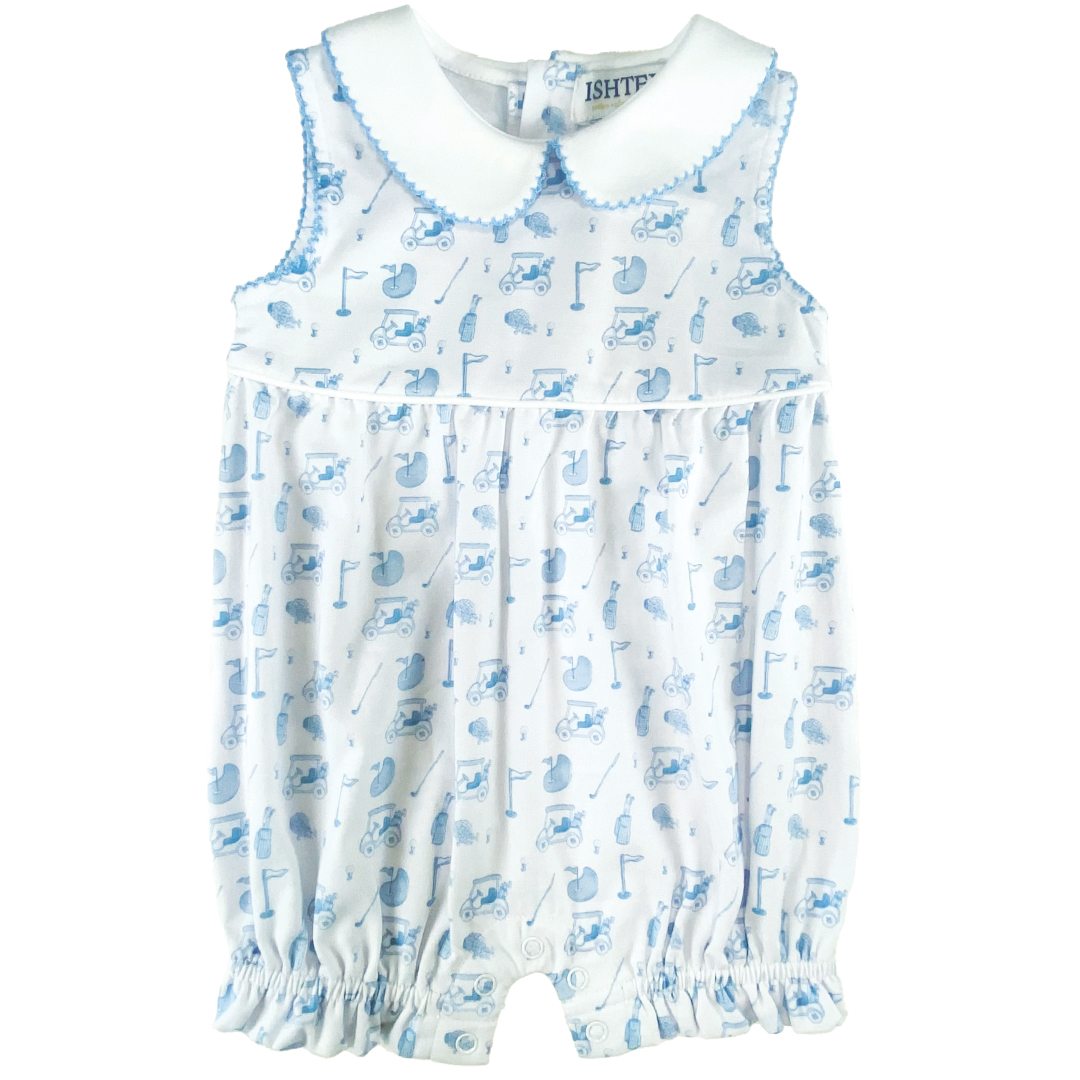 GOLF GIRL'S BUBBLE ROMPER