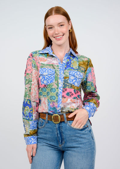 Patchwork Camp Shirt