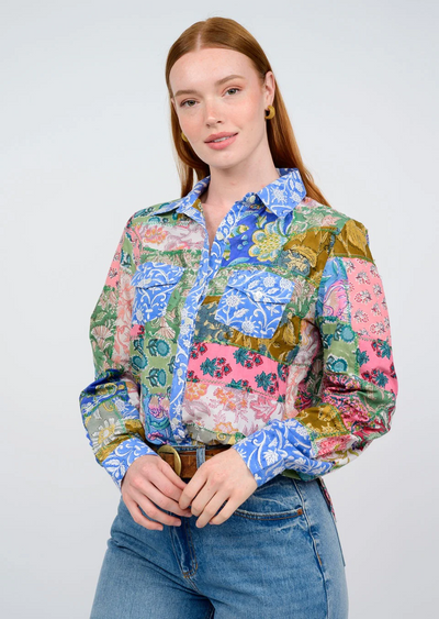 Patchwork Camp Shirt