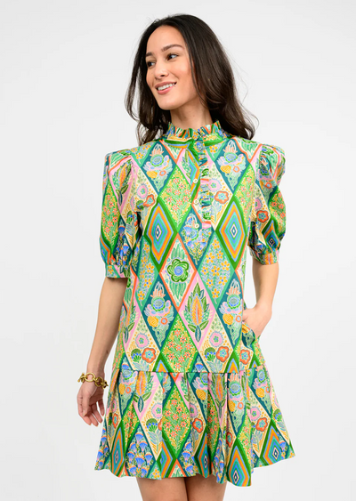 Pleated Hem Dress