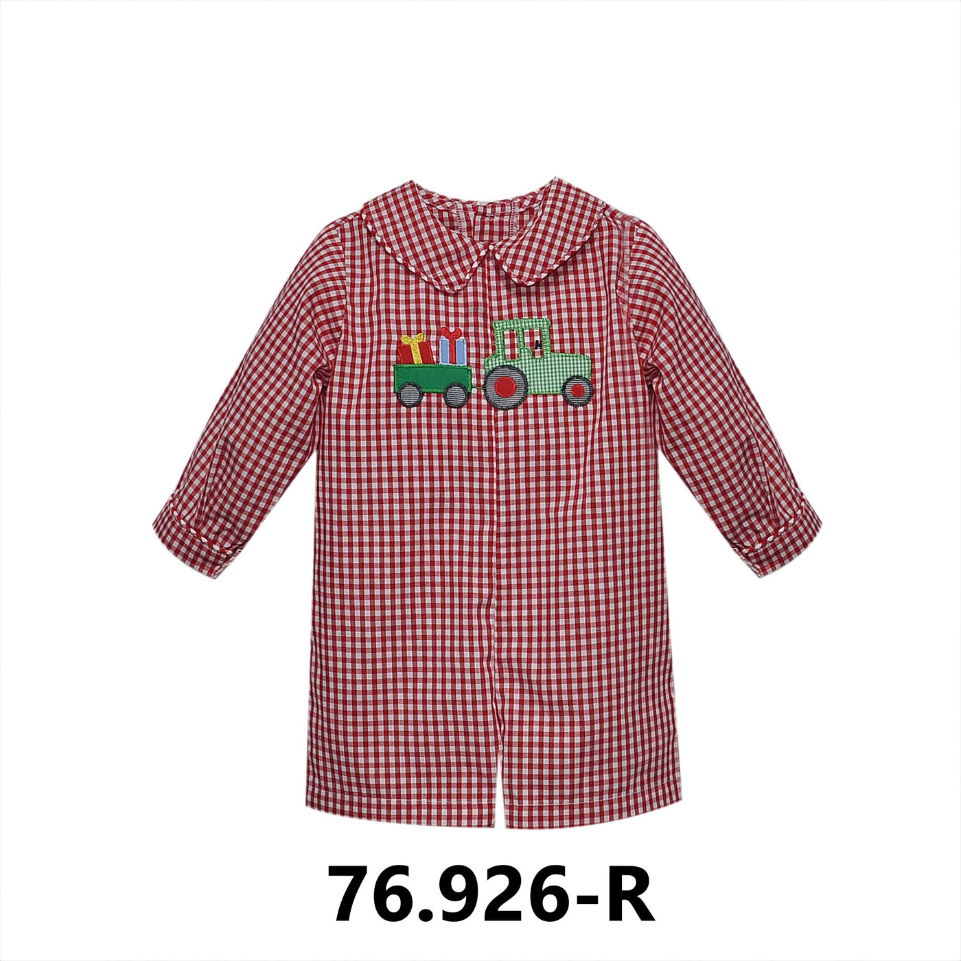 Williams Boy Romper - Tractor with Gift Boxs