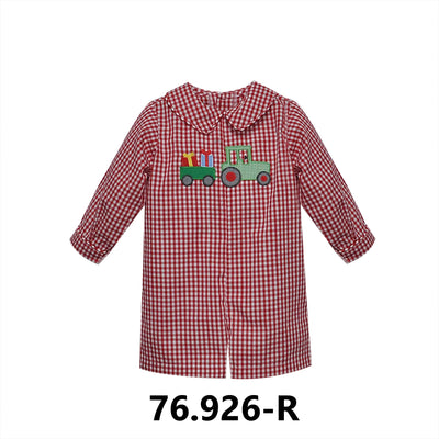 Williams Boy Romper - Tractor with Gift Boxs