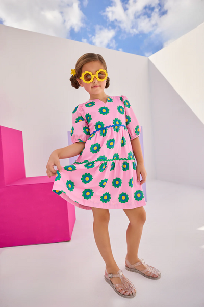 Madaket Dress - Poppy Floral Pink