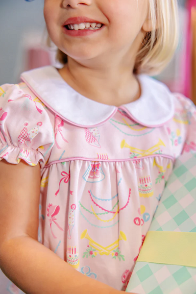 Holly Day Dress Golden Birthday with Worth Avenue White and Pier Party Pink