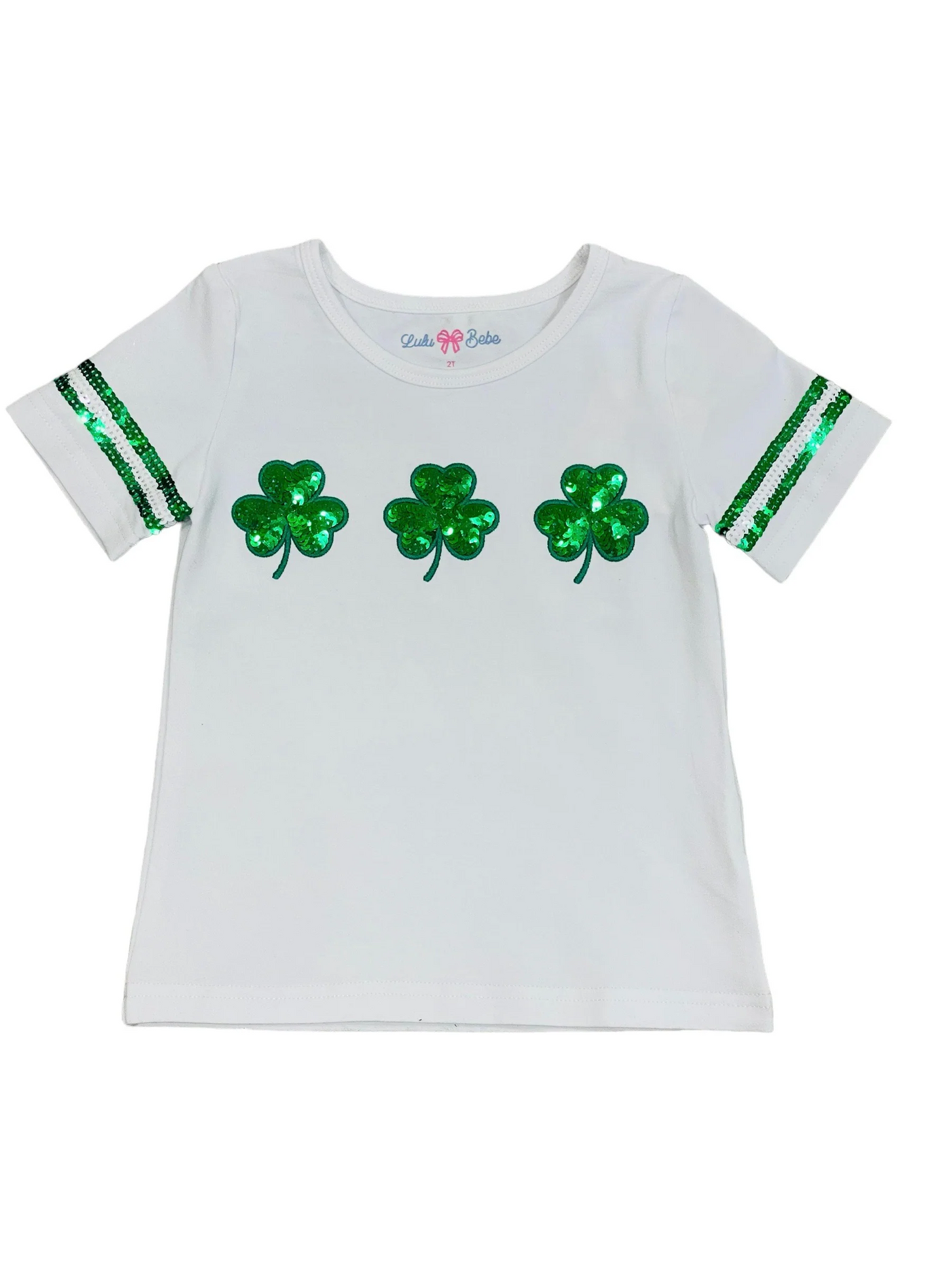 Sequin Clover Tee