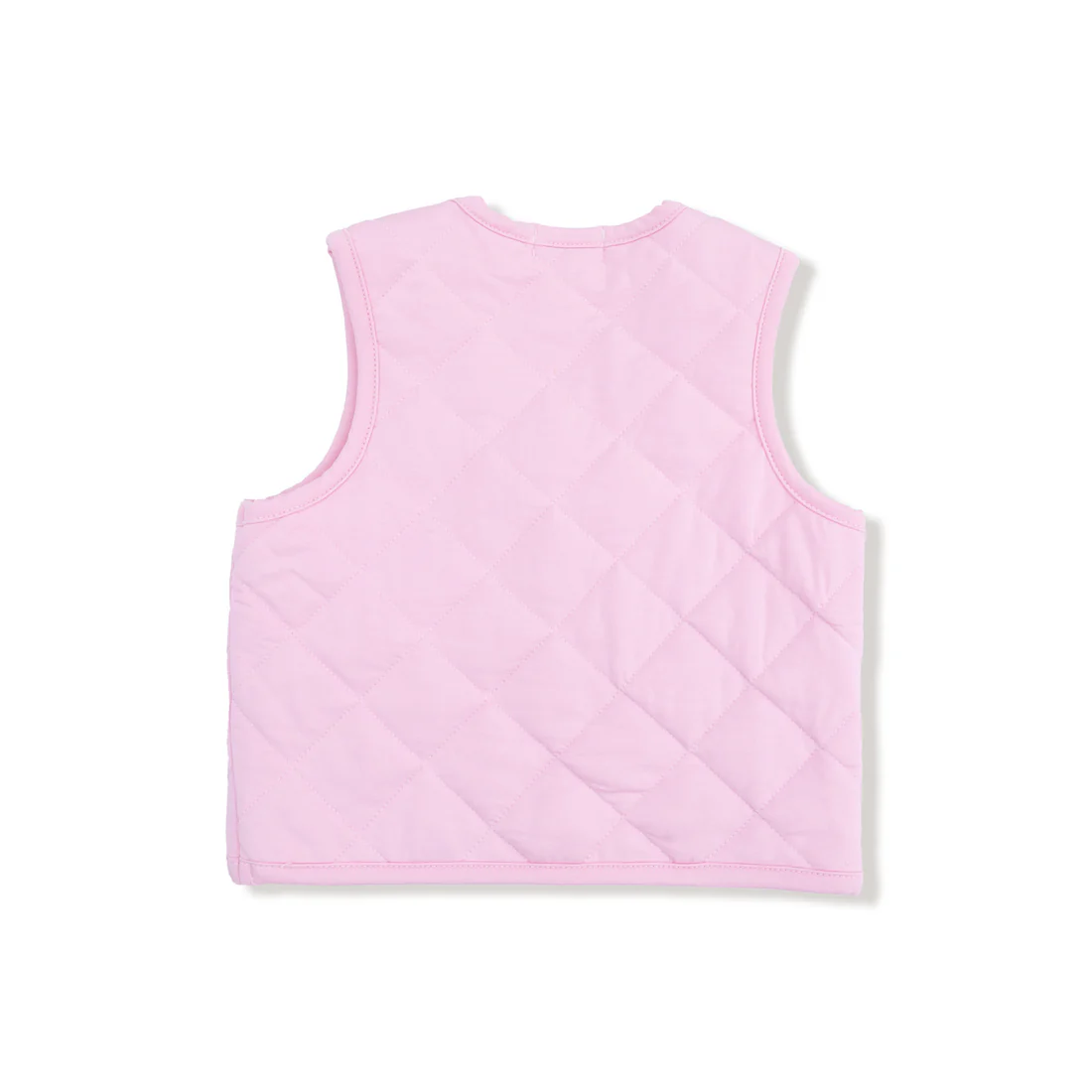 Quilted Vest with Heart Pocket
