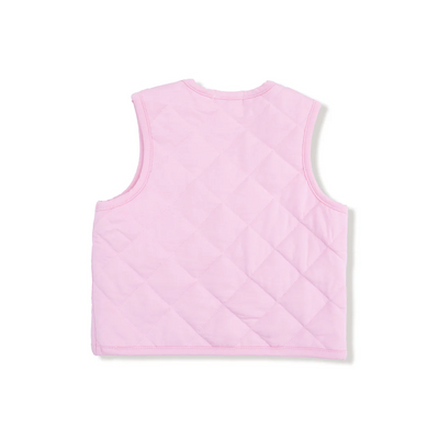 Quilted Vest with Heart Pocket
