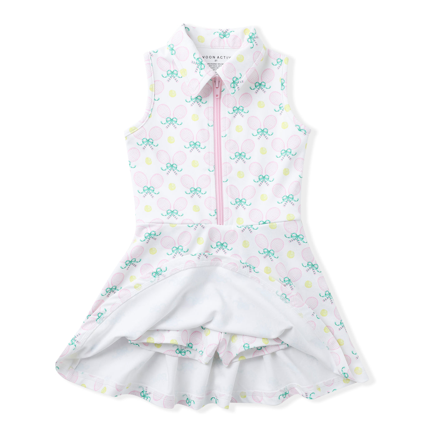 Tennis Racquet Collared Tennis Dress