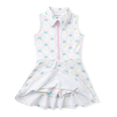 Tennis Racquet Collared Tennis Dress