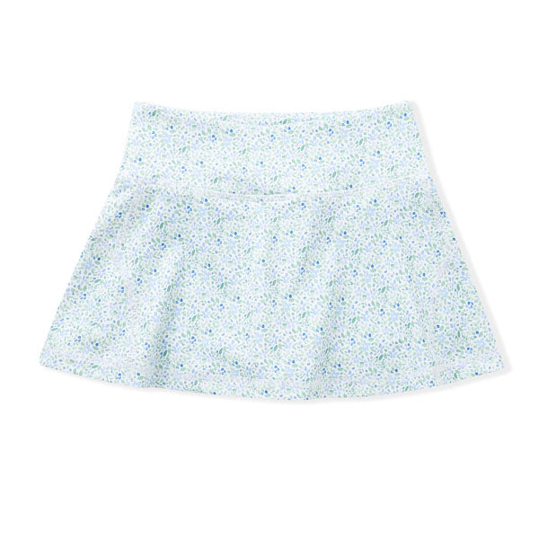 Blue Floral Tennis Skort
