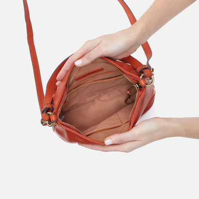 Belle Convertable Shoulder Bag - Burnt Orange