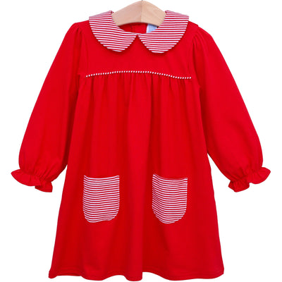 Abigail Dress- Red