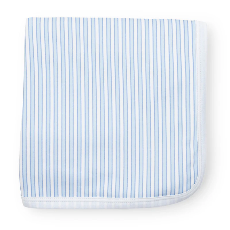 Plain Edge Blanket - Classic Stripe