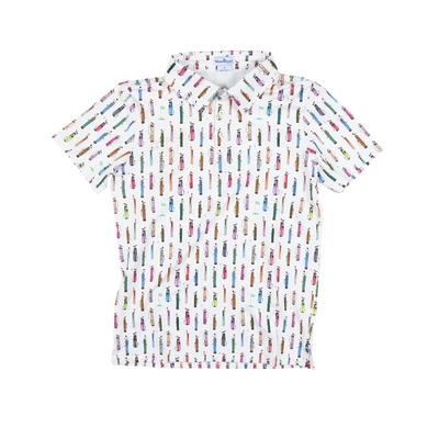 Golf Bag Polo Short Sleeve Shirt