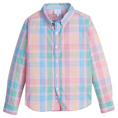 Button Down Shirt - Preppy Plaid
