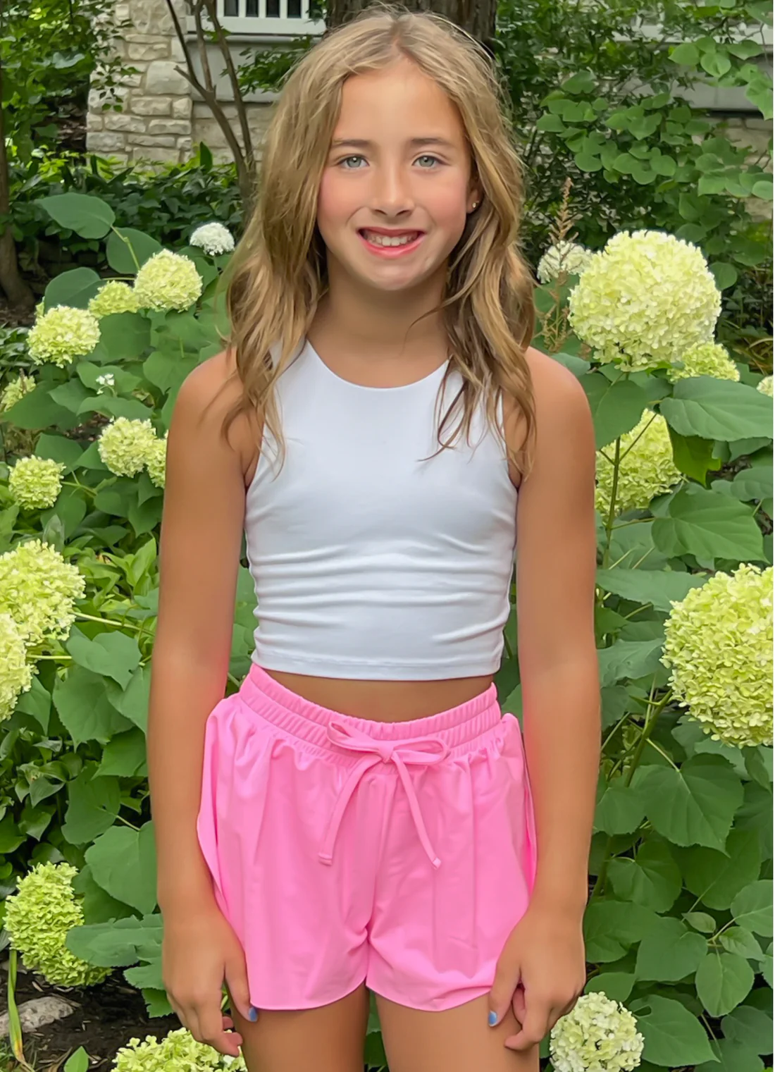 Be Elizabeth Butterfly Shorts Solid