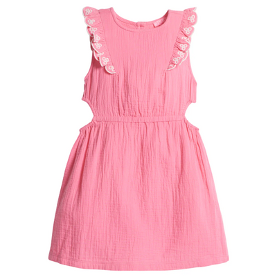 Cutout Dress - Hot Pink
