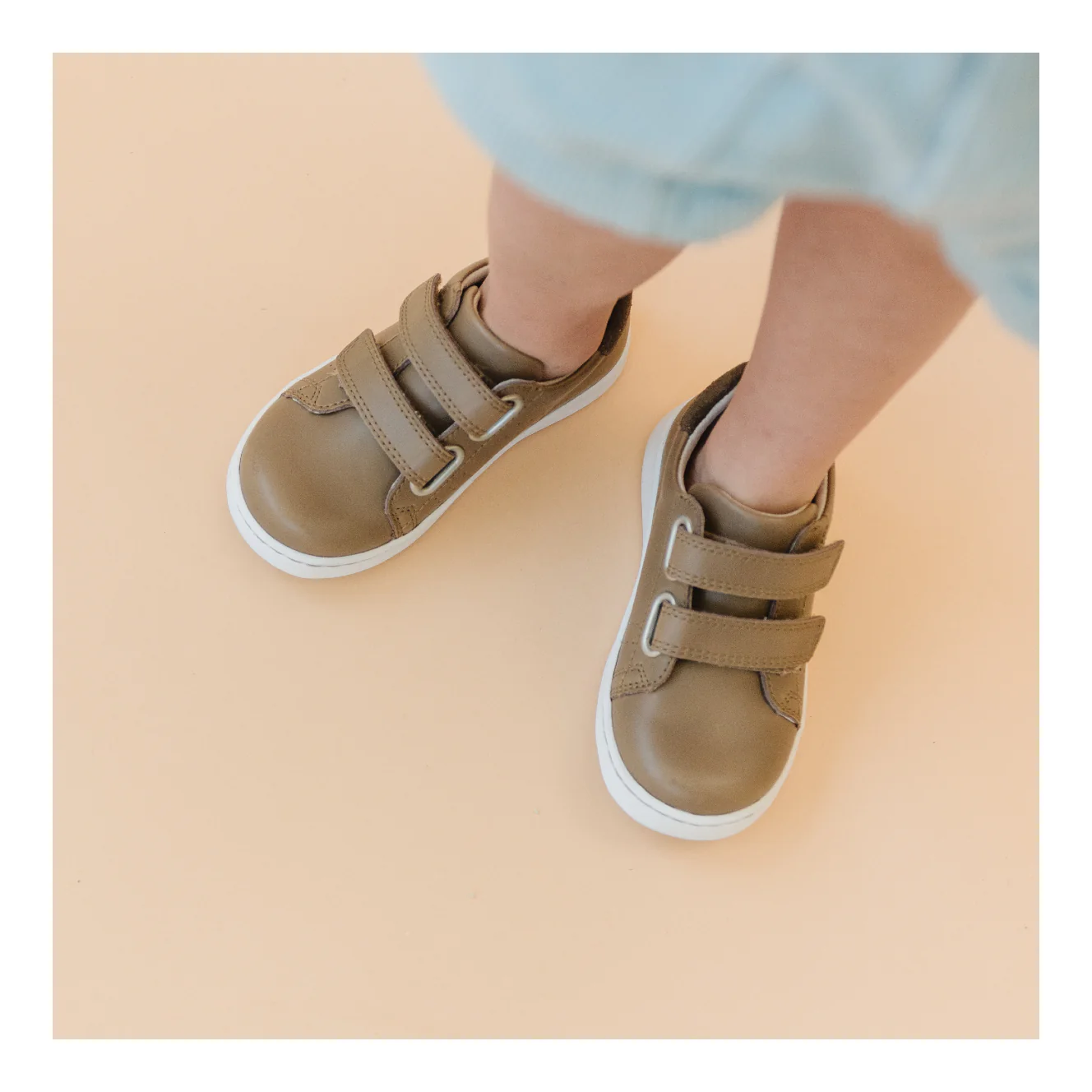 KYLE Double Strap Sneaker - Mocha