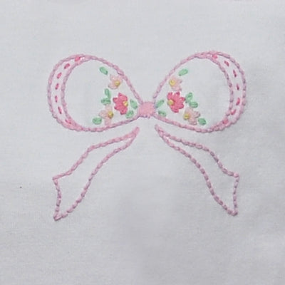 Aubrey Bloomer Set - Pink  Bow