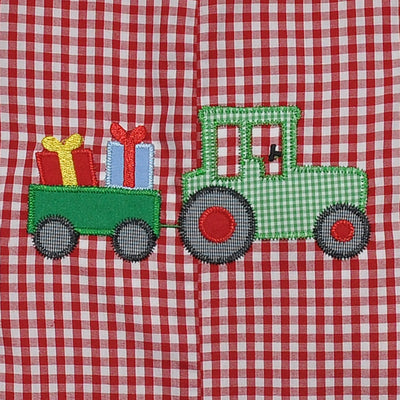 Williams Boy Romper - Tractor with Gift Boxs